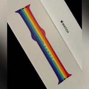 Apple Watch Pride Edition Sport Band, Fits S/M & M/L bands, 40 mm watch